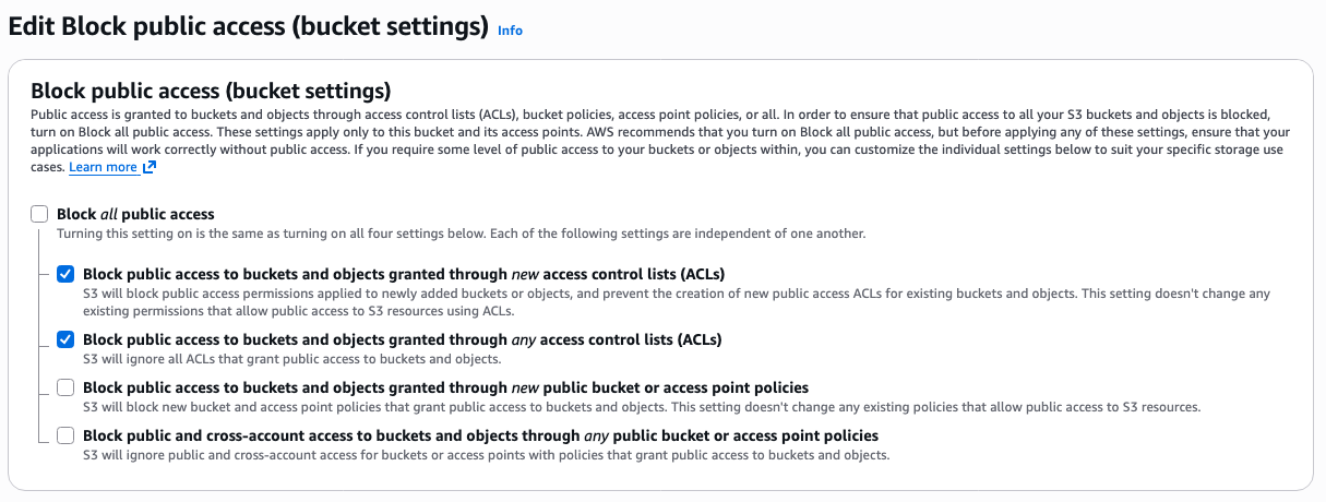 AWS Public bucket public access